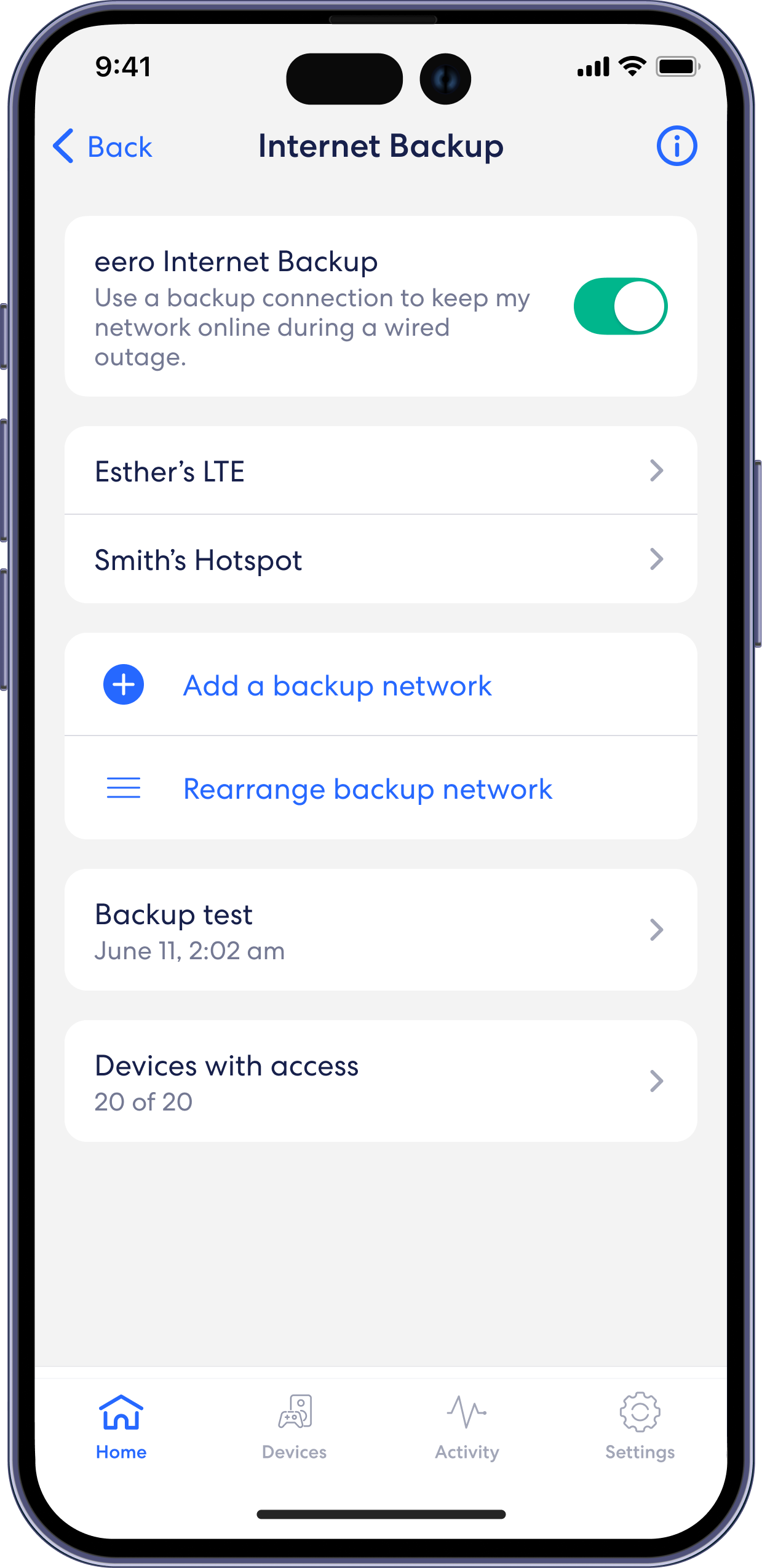 eero Secure – Internet Backup 1